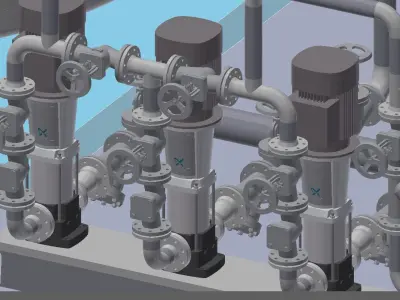 Factory Design Model Inventor 3D model