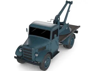 tow truck 3D model from CGTrader