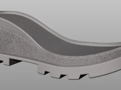 3D Shoes Sole 3D model