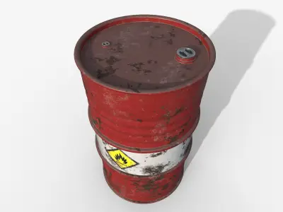 Oil Drum 3D model