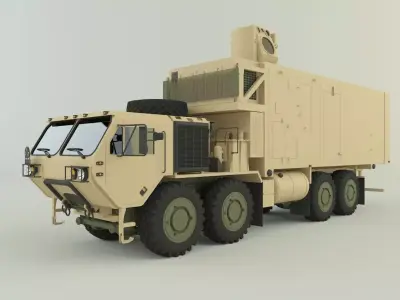 ASSY HEMTT A4 WITH LASER 3D model