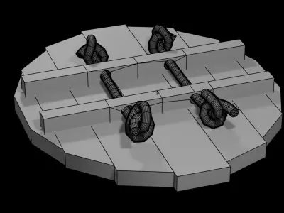 Shield with hope Free low-poly 3D model