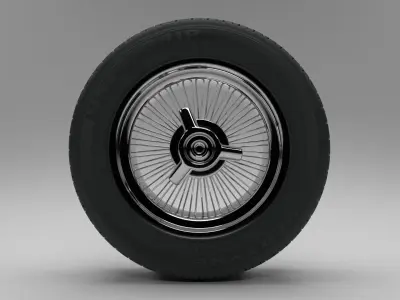Classic Wheel T 3D model