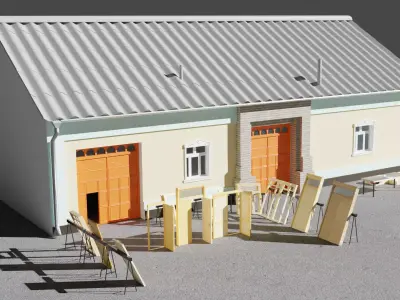 House 3D model Free 3D model
