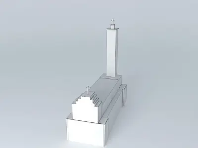 Christs Resurrection Church Free 3D model