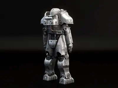Post Apocalyptic Power Armor 3D model purchase