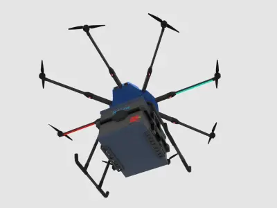 N drone 3D model