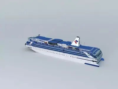 Silja Festival cruiseferry Free 3D model