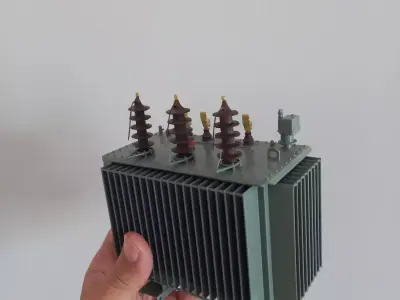 Electric transformer models 3D print model
