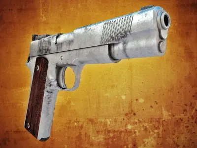 Colt SSP 9mm Low-poly 3D model