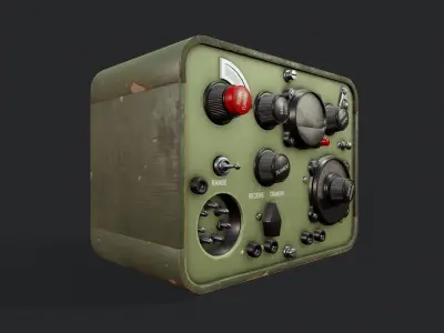 WWII Radiostation Sever - Tutorial Included 3D model