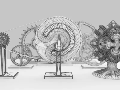 Gearbox Sets 3D model