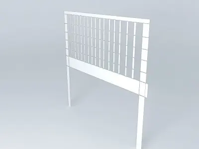 Deck Option %2321 3/8" Steel Cables in Leiu of Wood Lattice Free 3D model