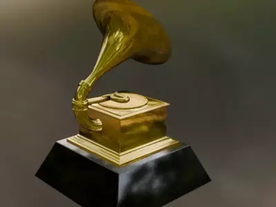 Grammy Award Trophy Low-poly 3D model