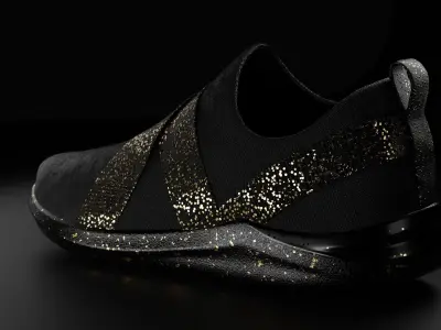 Shoe black shoe Free 3D model