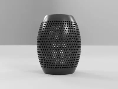 Punctura and Cribra Vases - Perforated Geometric Vessels 3D print model