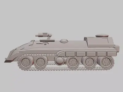 Chi Ha Infantry Combat Vehicle 3D Printable  3D print model