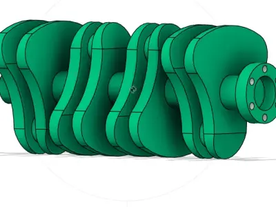 The Crank Shaft 3D model
