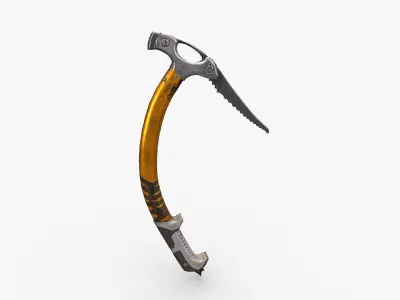 Mountain Ice Axe Low-poly 3D model