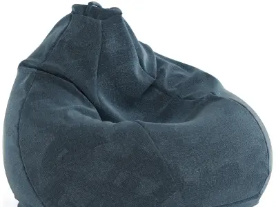 Pouf Beanbag Chair 3D model