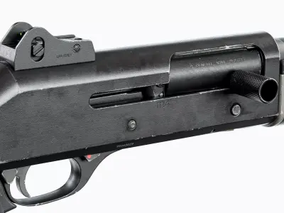 Benelli M4 Modular Shotgun Low-poly 3D model