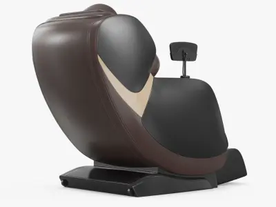 Home Spa Massage Recliner Brown 3D model