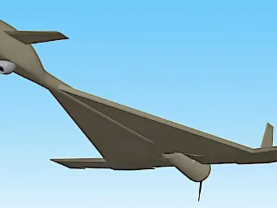 HAROP UAV - High Poly Free 3D model