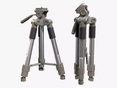 Professional Telescopic Tripod M1 3D model