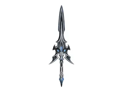 Dark Wings Dagger Low-poly 3D model