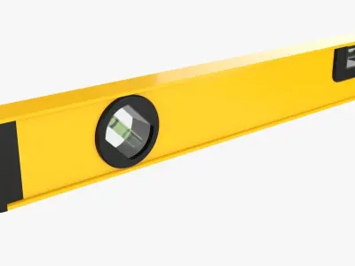 Bubble level building 01 3D model