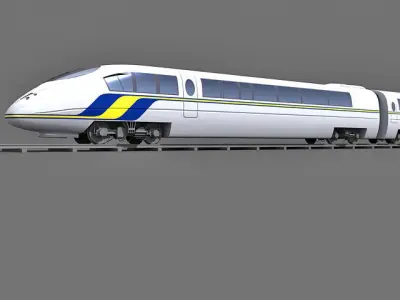 Speed Train 1 3D model