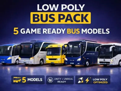 city Bus pack of 5