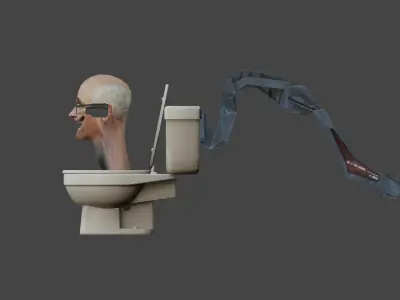 scientisttoilet 3D model