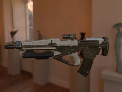 Machine Gun 3D model get