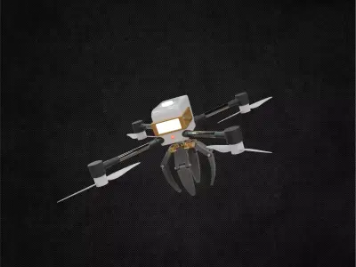Drone 3D model by prem-chaiyawat from CGTrader