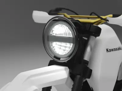 Kawasaki KLR600 Rally 3D model