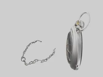 Broken Watch Low-poly 3D model