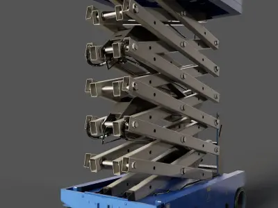 Lift crane 3D model