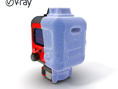 Precision Laser Level Model Pack for Construction and Design Low-poly 3D model