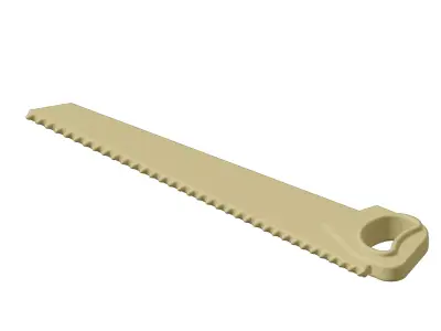 Plastic Carpentry Hand Saw Toy 3D model