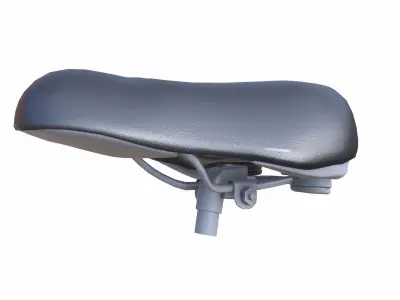 Bicycle Seat Low-poly 3D model