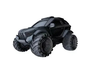 Modern Shape Vehicle 3D Model 3D model by TrinityMesh