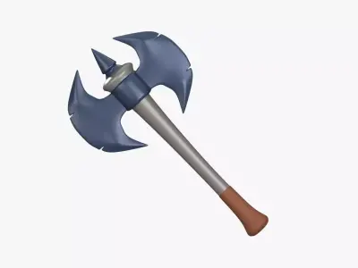 Game Axe 3D Illustration 3D model purchase