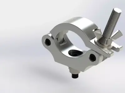 Clamp for pipe 48-51mm 200 kg 3D model