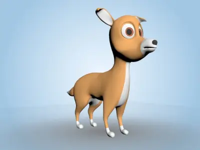 Cartoon Dog 3D model