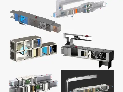 Air Handling Unit Bundle 3D model
