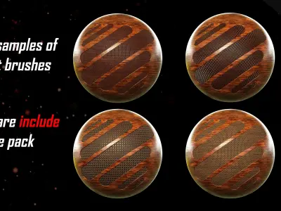 weapon grip smart material substance painter vol01 3D model