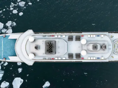 Ponant Cruise Icebreaker PBR - Le Commandant Charcot 3D model