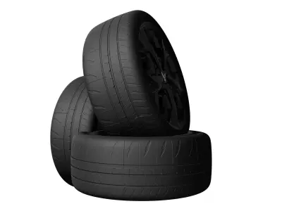 Corvette Tire High Performance 3D model