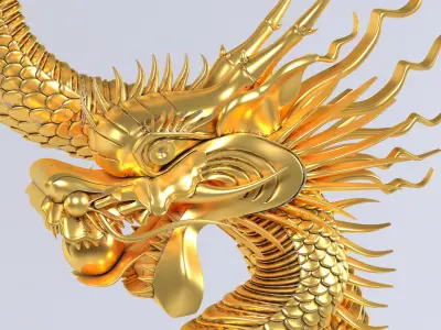 Chinese Dragon 3D model purchase